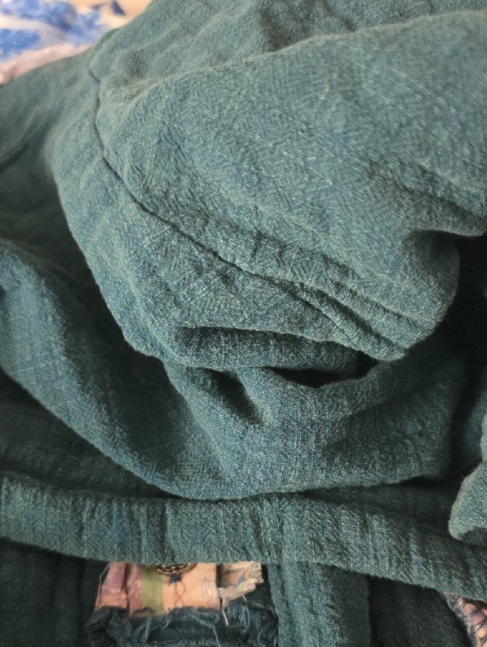 POL Teal and Pastel Multi-Panel Pullover - Picture 16 of 16